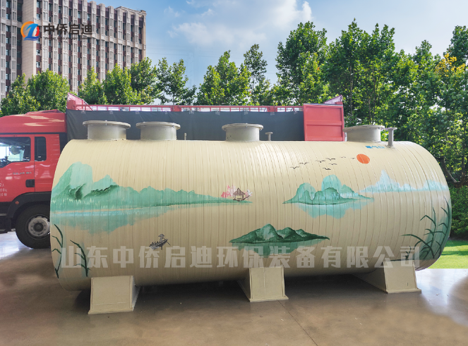 PP一體化污水處理設備箱體 項目現(xiàn)場成品展示圖